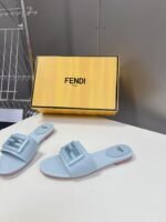 Fendi classic F button slippers - Image 3