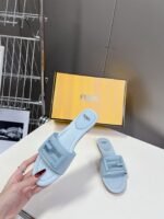 Fendi classic F button slippers - Image 4