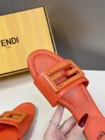 Fendi classic F button slippers - Image 7