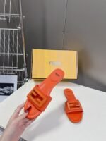 Fendi classic F button slippers - Image 4