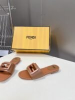 Fendi classic F button slippers - Image 3