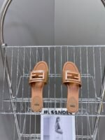 Fendi classic F button slippers - Image 6