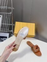 Fendi classic F button slippers - Image 9