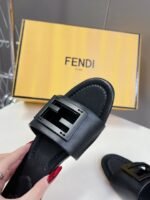 Fendi classic F button slippers - Image 7