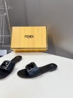 Fendi classic F button slippers - Image 3