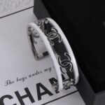 Chanel Black and White Bracelet - Image 3