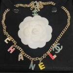 Chanel oil dripping enamel necklace - Image 2