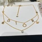 Dior multi-element double chain necklace