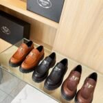Prada fashion show loafers