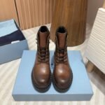 Prada platform ankle boots