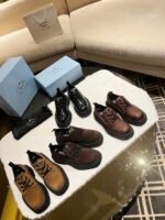 PRADA Classic Triangle Logo Single Shoes