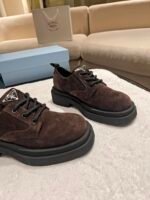PRADA Classic Triangle Logo Single Shoes - Image 9