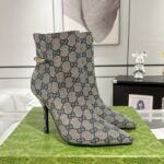 Gucci 24ss autumn and winter high-heeled short boots