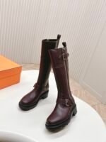 HERMES Hermes autumn and winter fashion show high boots knight boots - Image 3