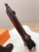 HERMES Hermes autumn and winter fashion show high boots knight boots - Image 8