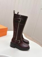 HERMES Hermes autumn and winter fashion show high boots knight boots - Image 2