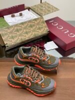 Gucci Ripple Series Interlocking G G Ripple Bottom Couple's Sports Shoes