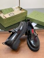 GUCCI new platform loafers single shoes - Image 3