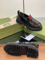 GUCCI new platform loafers single shoes - Image 5