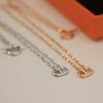 Hermes OT Buckle Full Diamond Necklace - Image 5